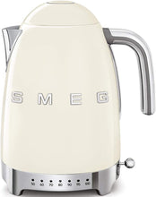 Load image into Gallery viewer, Smeg KLF04CRUK 1.7L Variable Temperature Controlled Kettle & TSF03CRUK 4 Slice Toaster Cream
