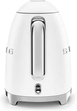 Load image into Gallery viewer, Smeg KLF03WHEU Electric Kettle KLF03WHUK chrome, Stainless Steel, 2400 W, 1.7 liters, White