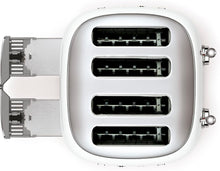 Load image into Gallery viewer, Smeg Jug Kettle with Acoustic Alarm, 3KW, 1.7L & Smeg 4 Slice Toaster, Extra Wide Slots, White