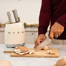 Load image into Gallery viewer, Smeg 50&#39;s Style Knife Block Set - Cream
