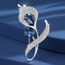 Load image into Gallery viewer, “Moonlit Kiss” Crystal Brooch by Lovii
