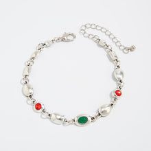 Load image into Gallery viewer, Colour Gemstone Acrylic Necklace &amp; Bracelet Set by Lovii
