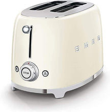 Load image into Gallery viewer, Smeg 2 Slice Toaster in Cream
