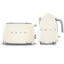 Load image into Gallery viewer, Smeg KLF03 1.7Ltr - 3kw Kettle and TSF01 2 Slice Toaster Bundle
