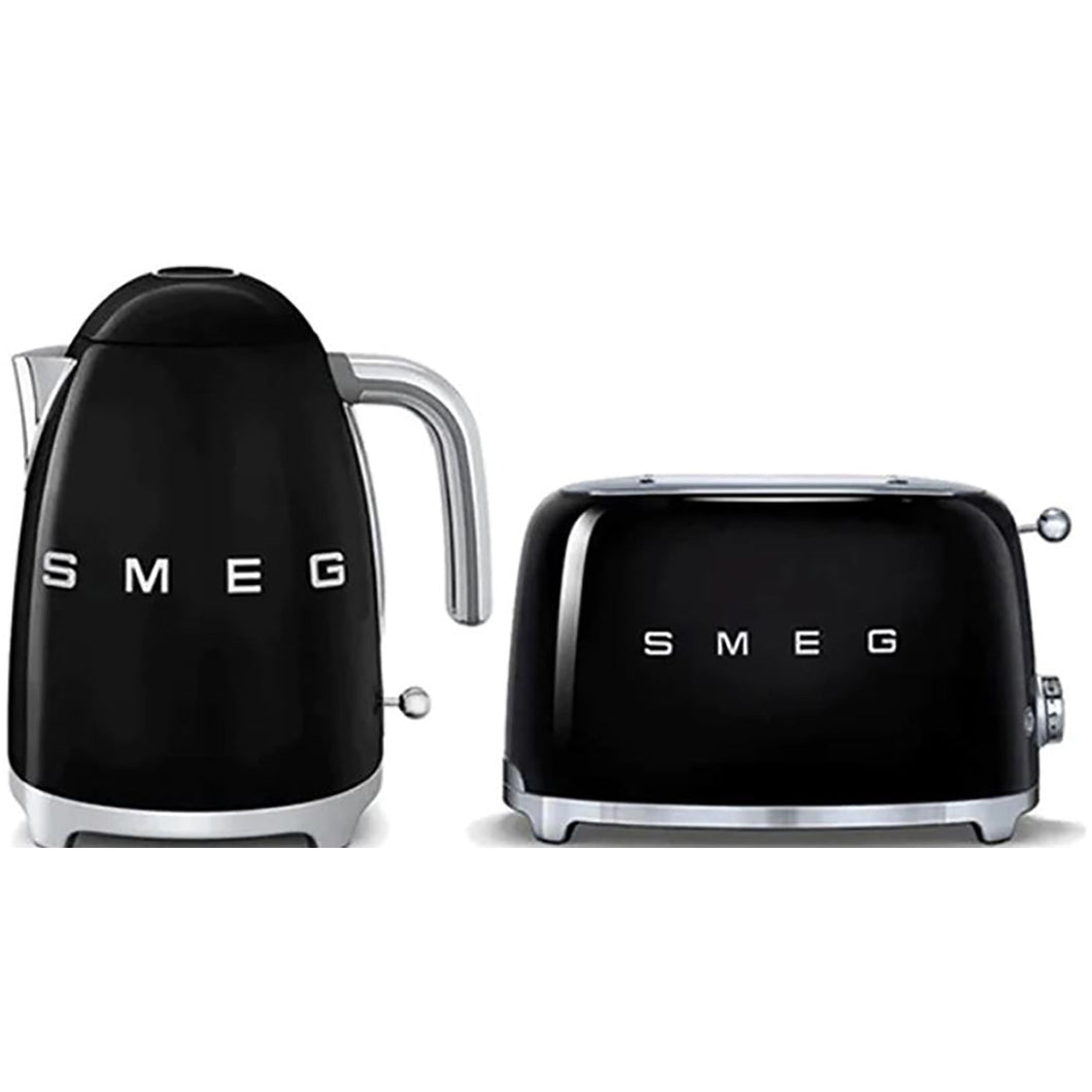 Smeg KLF03 1.7Ltr - 3kw Kettle and TSF01 2 Slice Toaster Bundle