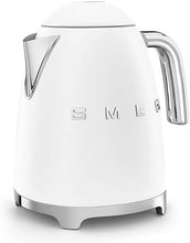 Load image into Gallery viewer, Smeg KLF03WHEU Electric Kettle KLF03WHUK chrome, Stainless Steel, 2400 W, 1.7 liters, White
