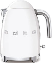 Load image into Gallery viewer, Smeg KLF03WHEU Electric Kettle KLF03WHUK chrome, Stainless Steel, 2400 W, 1.7 liters, White
