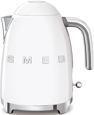 Smeg KLF03WHEU Electric Kettle KLF03WHUK chrome, Stainless Steel, 2400 W, 1.7 liters, White