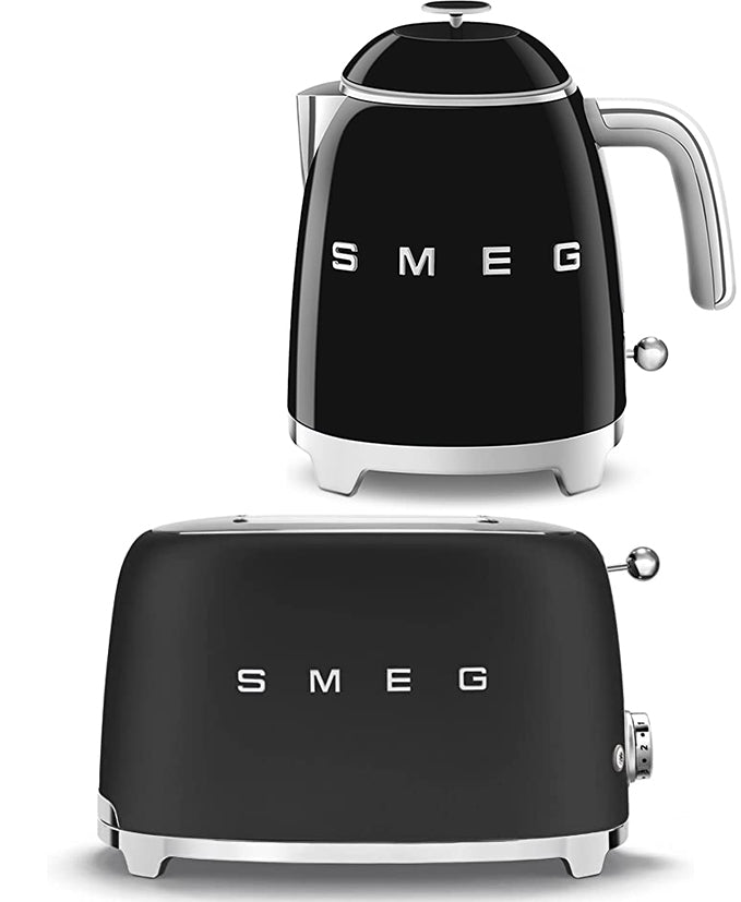Smeg Mini Kettle and Two-Slice Toaster Bundle